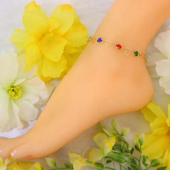 Minimalist Anklet, Sleek & Modern Design, Women’s Fashion, YC110479-A - Picture 3 of 10